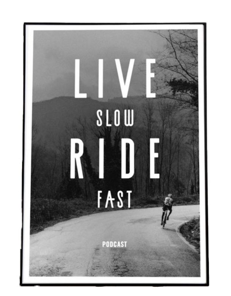Live Slow Ride Fast Poster LSRF