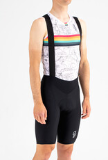 LSRF  Bib Short Black White Logo