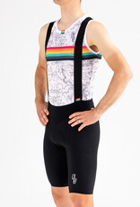 LSRF  Bib Short Black White Logo