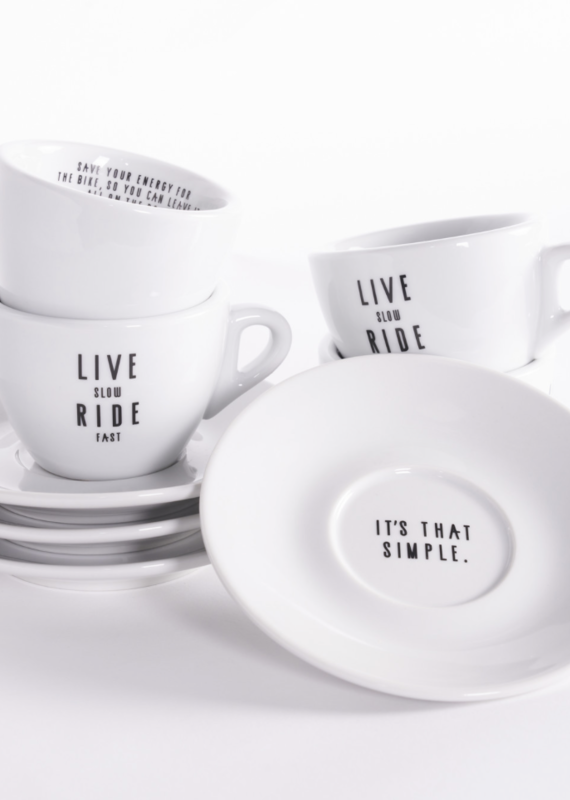 Live Slow Ride Fast Live Slow Ride Fast Coffee Set