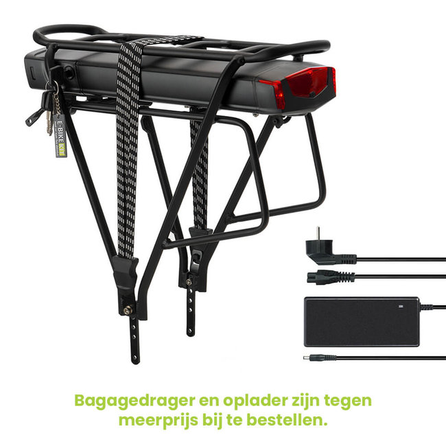 Samsung 36V - 13Ah Fietsaccu met geïntegreerd achterlicht