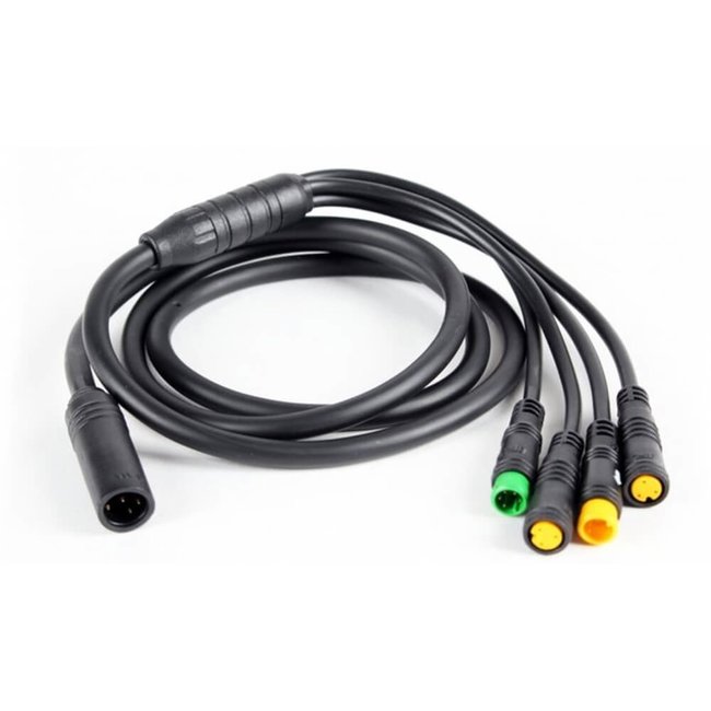 Premium Scooter Motorkabel - 5-Draht Hall-Sensor, 6mm², 1.2m