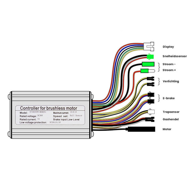 ebike-kit KT36SVPR-MSDEX1 - controller elektrische fiets