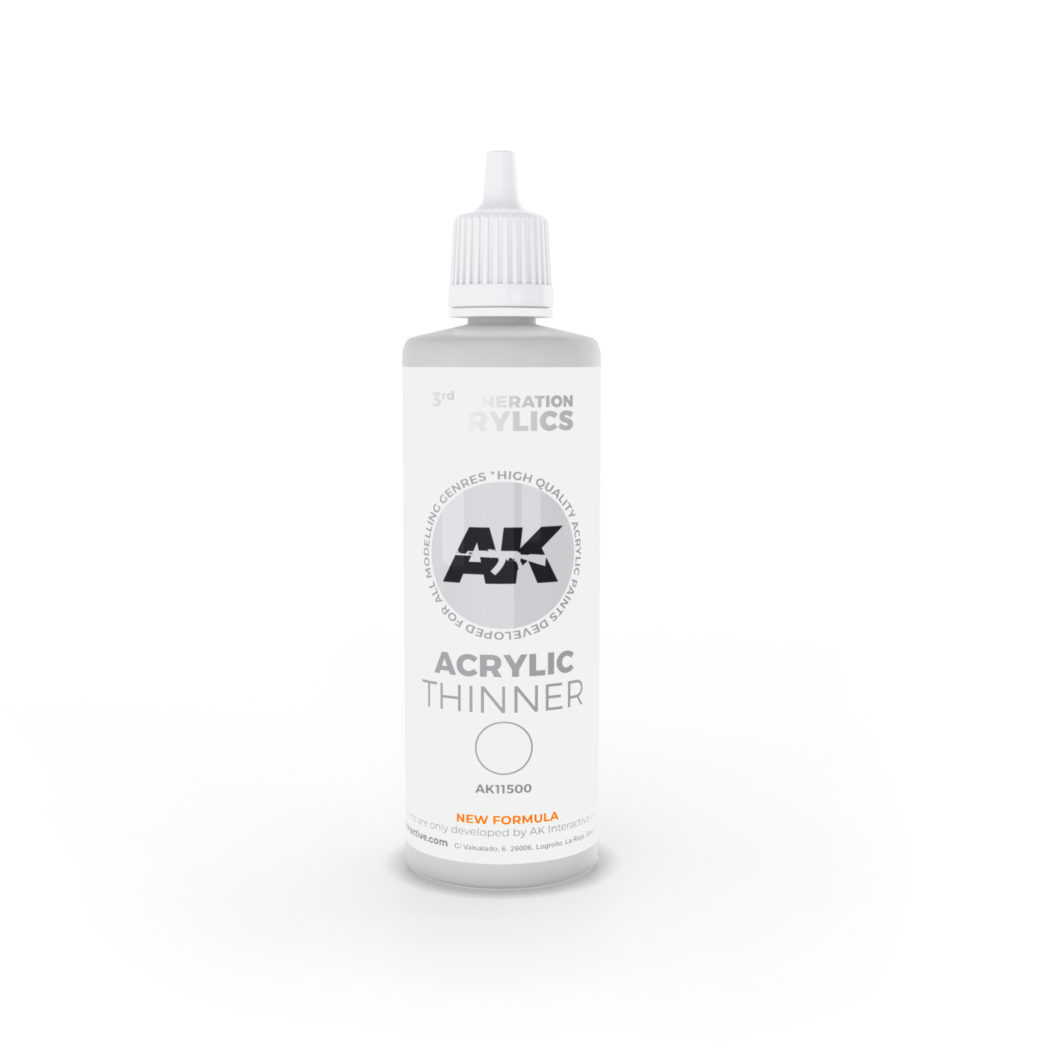 AK-Interactive Acrylic Thinner - 100ml - AK-11500
