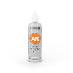 Grey Primer Acrylic Modelling Color - 100ml - AK-11241