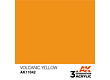 AK-Interactive Volcanic Yellow Acrylic Modelling Color - 17ml - AK-11042