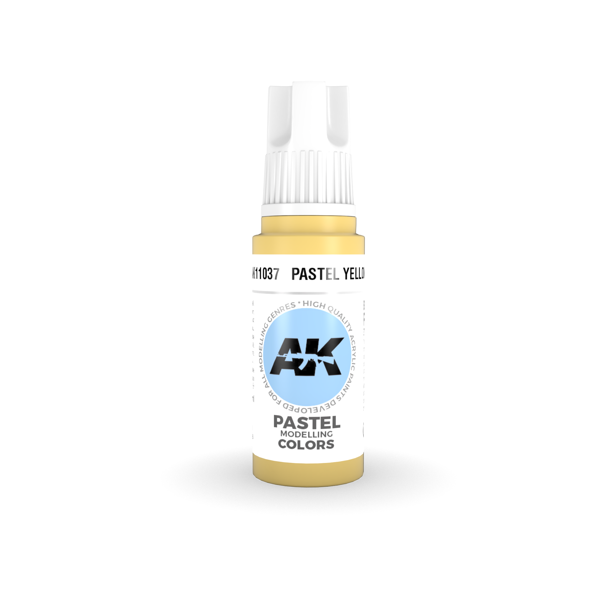 AK-Interactive Pastel Yellow Acrylic Modelling Color - 17ml - AK-11037