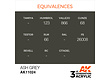 AK-Interactive Ash Grey Acrylic Modelling Color - 17ml - AK-11024