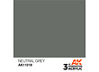 AK-Interactive Neutral Grey Acrylic Modelling Color - 17ml - AK-11018
