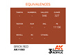 AK-Interactive Brick Red Acrylic Modelling Color - 17ml - AK-11093