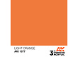 AK-Interactive Light Orange Acrylic Modelling Color - 17ml - AK-11077