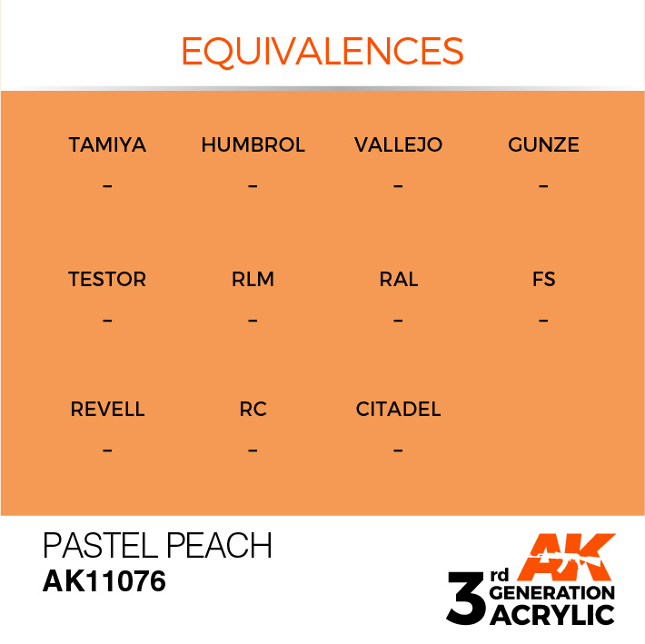AK-Interactive Pastel Peach Acrylic Modelling Color - 17ml - AK-11076