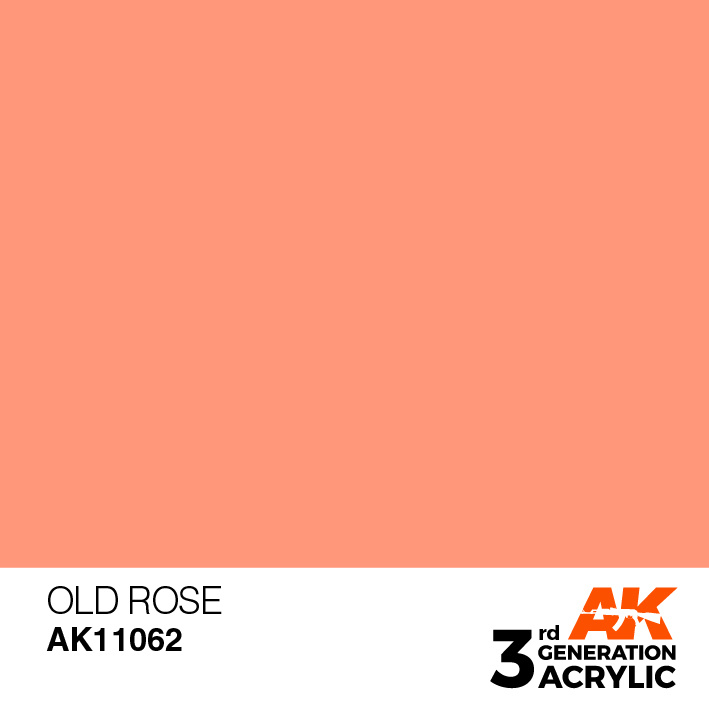 AK-Interactive Old Rose Acrylic Modelling Color - 17ml - AK-11062