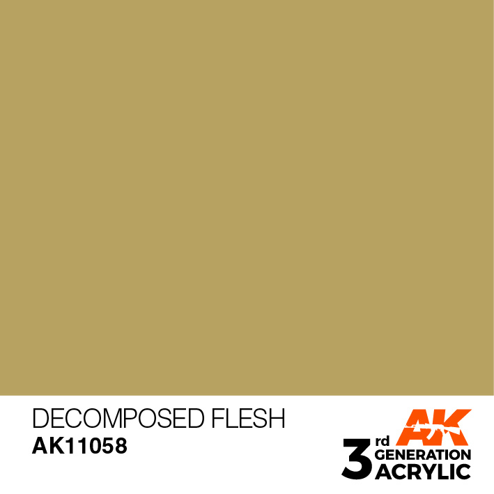 AK-Interactive Decomposed Flesh Acrylic Modelling Color - 17ml - AK-11058