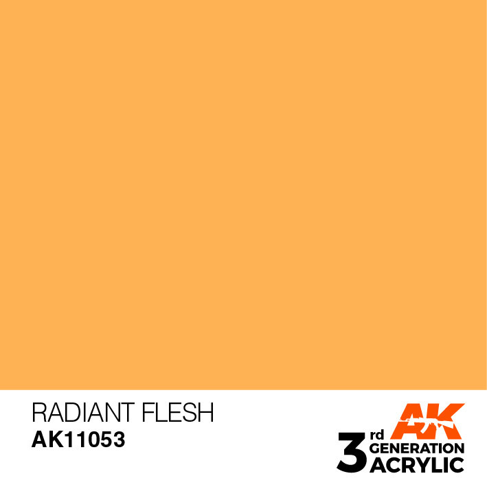 AK-Interactive Radiant Flesh Acrylic Modelling Color - 17ml - AK-11053