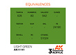 AK-Interactive Light Green Acrylic Modelling Color - 17ml - AK-11141