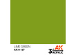 AK-Interactive Lime Green Acrylic Modelling Color - 17ml - AK-11137