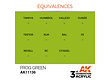 AK-Interactive Frog Green Acrylic Modelling Color - 17ml - AK-11136