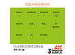 AK-Interactive Fluorescent Green Acrylic Modelling Color - 17ml - AK-11129