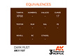 AK-Interactive Dark Rust Acrylic Modelling Color - 17ml - AK-11107