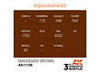 AK-Interactive Mahogany Brown Acrylic Modelling Color - 17ml - AK-11106