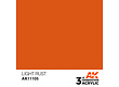 AK-Interactive Light Rust Acrylic Modelling Color - 17ml - AK-11105