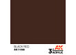 AK-Interactive Black Red Acrylic Modelling Color - 17ml - AK-11098