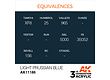 AK-Interactive Light Prussian Blue Acrylic Modelling Color - 17ml - AK-11186