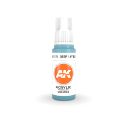 Deep Sky Blue Acrylic Modelling Color - 17ml - AK-11176