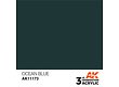 AK-Interactive Ocean Blue Acrylic Modelling Color - 17ml - AK-11173