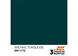 AK-Interactive Archaic Turquoise Acrylic Modelling Color - 17ml - AK-11172