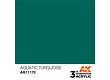AK-Interactive Aquatic Turquoise Acrylic Modelling Color - 17ml - AK-11170