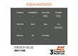 AK-Interactive French Blue Acrylic Modelling Color - 17ml - AK-11166