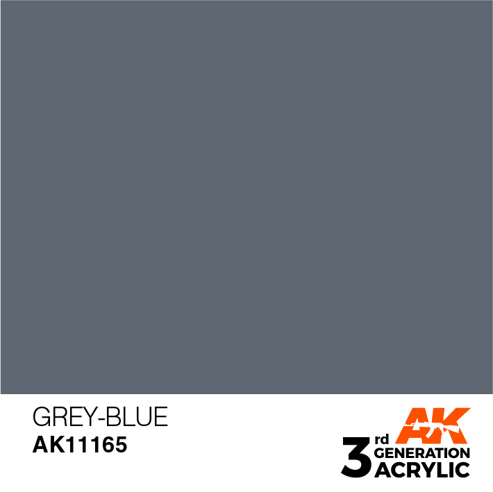 AK-Interactive Grey-Blue Acrylic Modelling Color - 17ml - AK-11165