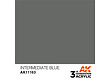 AK-Interactive Intermediate Blue Acrylic Modelling Color - 17ml - AK-11163