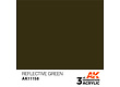 AK-Interactive Reflective Green Acrylic Modelling Color - 17ml - AK-11158