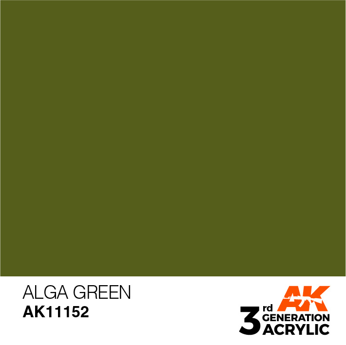 AK-Interactive Alga Green Acrylic Modelling Color - 17ml - AK-11152