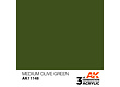 AK-Interactive Medium Olive Green Acrylic Modelling Color - 17ml - AK-11148