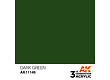 AK-Interactive Dark Green Acrylic Modelling Color - 17ml - AK-11146