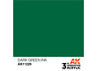 AK-Interactive Dark Green Ink Acrylic Modelling Color - 17ml - AK-11226