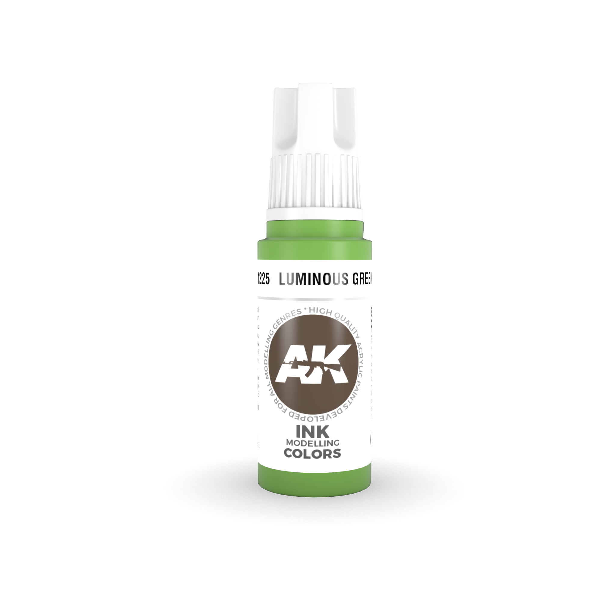 AK-Interactive Luminous Green Ink Acrylic Modelling Color - 17ml - AK-11225