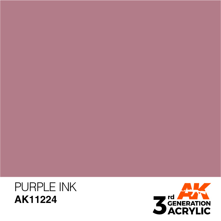 AK-Interactive Purple Ink Acrylic Modelling Color - 17ml - AK-11224