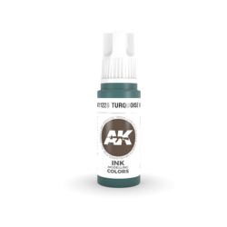 Turquoise Ink Acrylic Modelling Color - 17ml - AK-11220