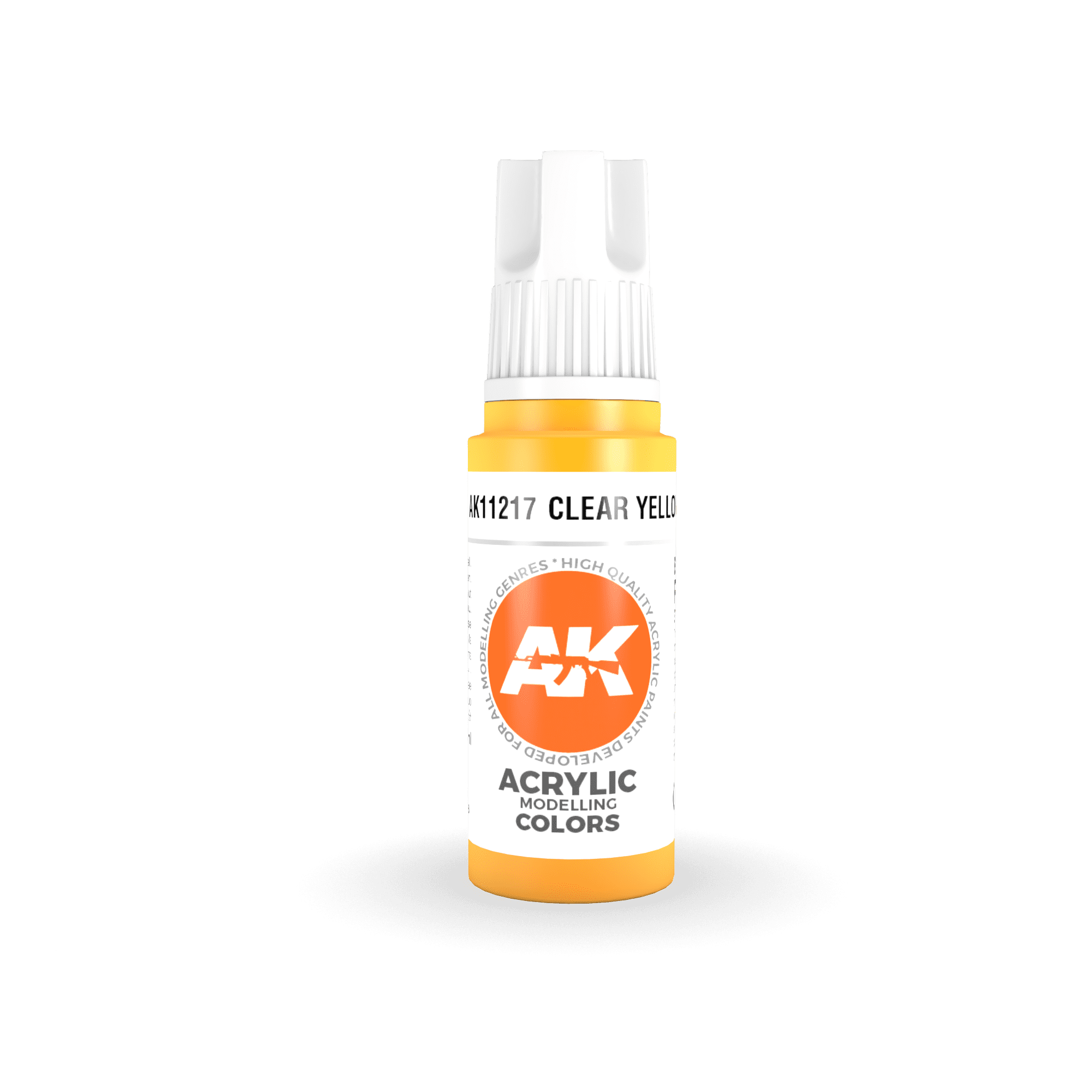 AK-Interactive Clear Yellow Acrylic Modelling Color - 17ml - AK-11217