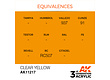 AK-Interactive Clear Yellow Acrylic Modelling Color - 17ml - AK-11217