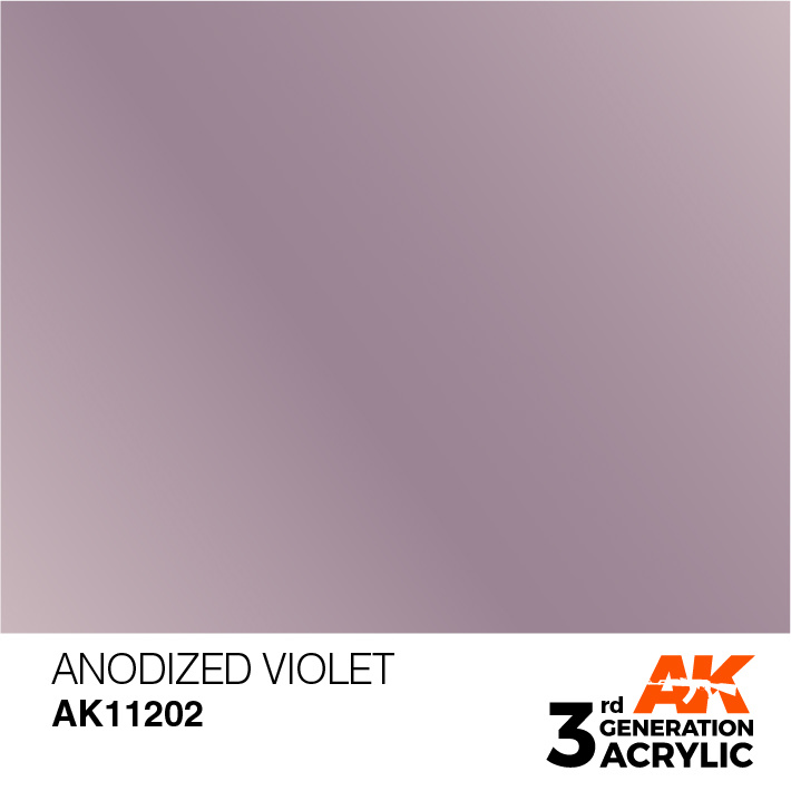 AK-Interactive Anodized Violet Acrylic Modelling Color - 17ml - AK-11202