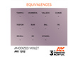 AK-Interactive Anodized Violet Acrylic Modelling Color - 17ml - AK-11202