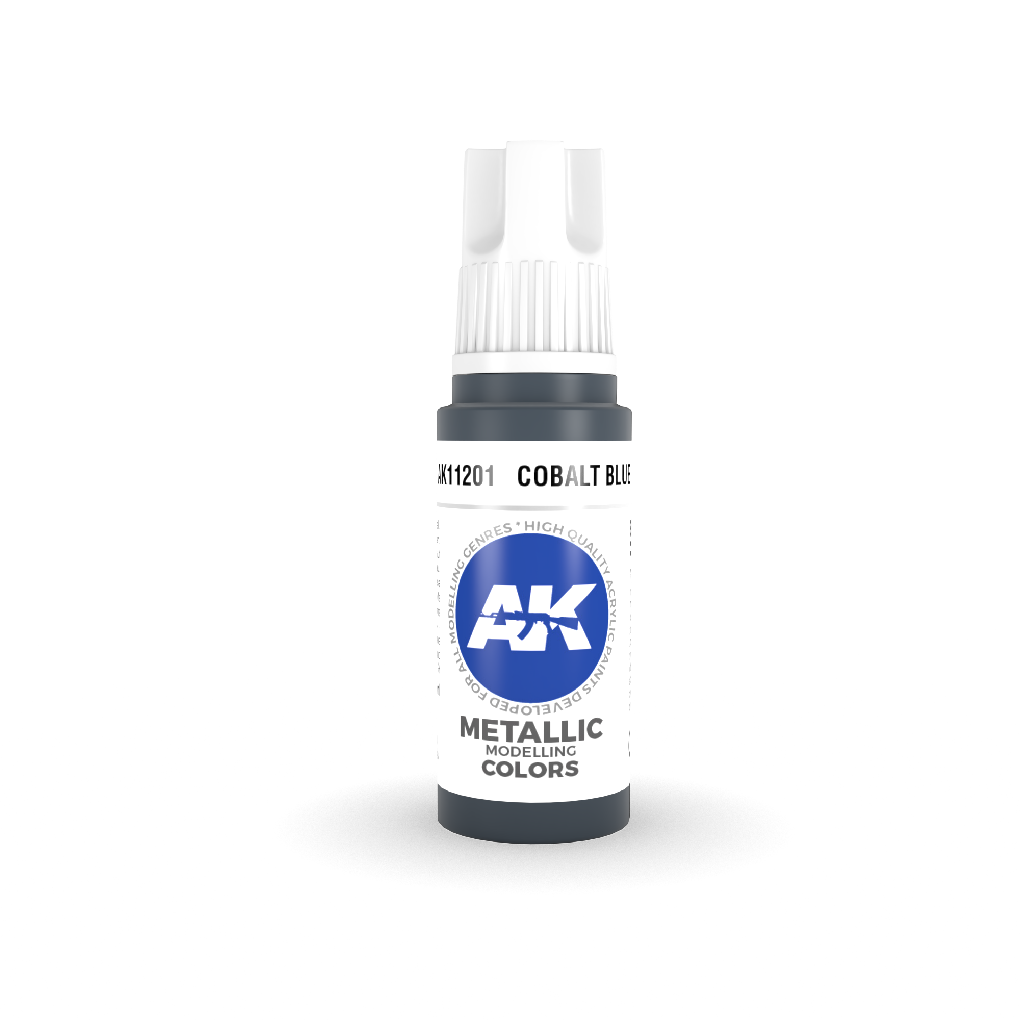 AK-Interactive Cobalt Blue Acrylic Modelling Color - 17ml - AK-11201