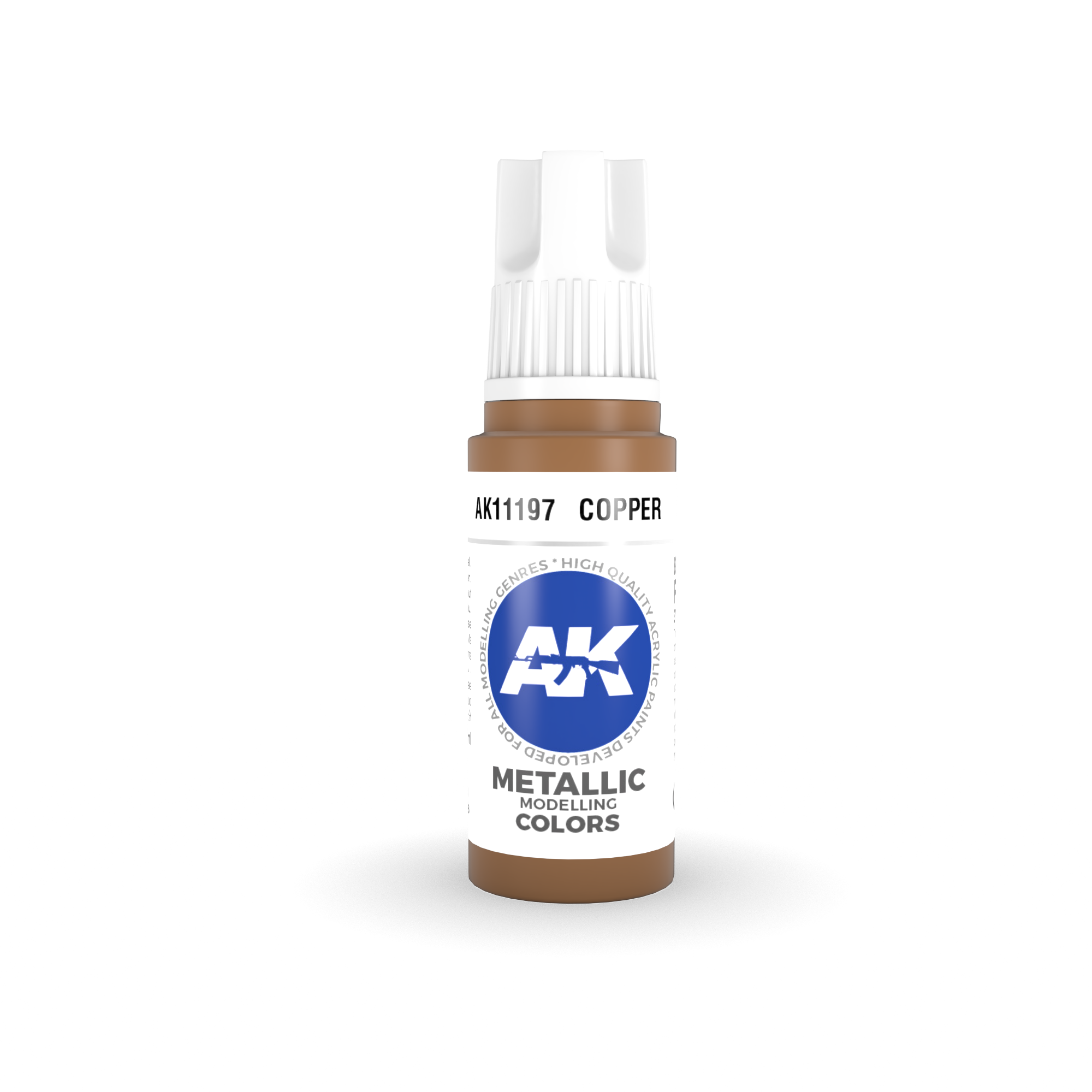 AK-Interactive Copper Acrylic Modelling Color - 17ml - AK-11197