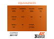 AK-Interactive Copper Acrylic Modelling Color - 17ml - AK-11197